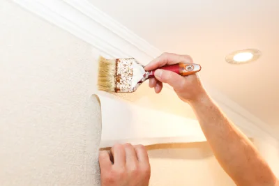 Pose de papier peint à Boutteville — revêtements muraux et toiles de verre